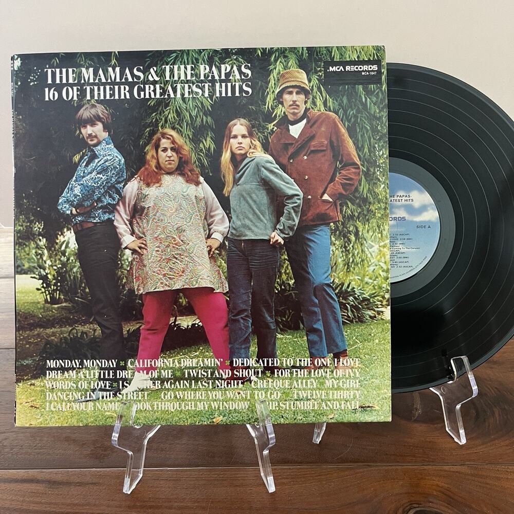 The Mamas and The Papas 16 of Their Greatest Hits Vinyl LP 1980 MCA 1647